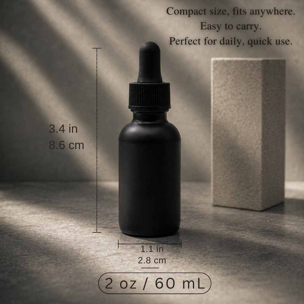 Ocean Noir – Beard Oil (Control & Condition) • Softens and conditions for a clean finish