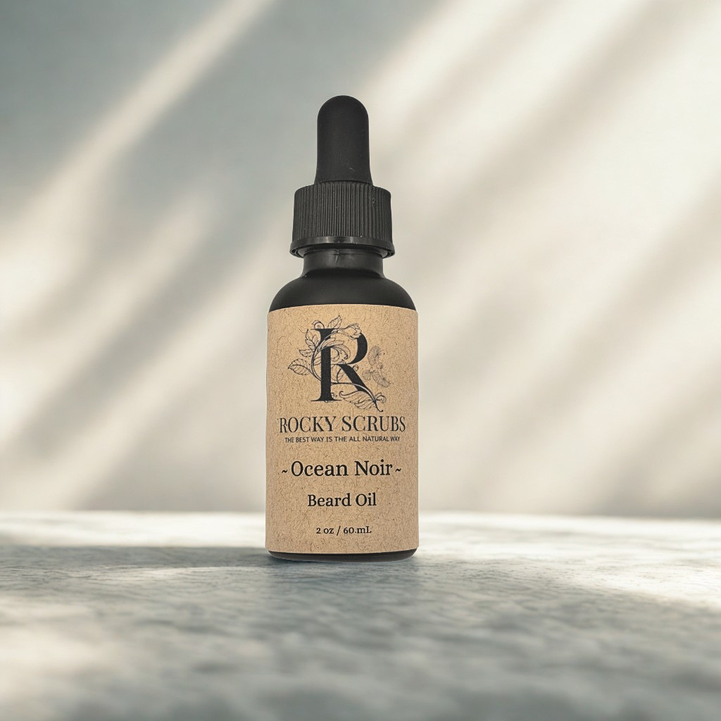 Ocean Noir – Beard Oil (Control & Condition) • Softens and conditions for a clean finish