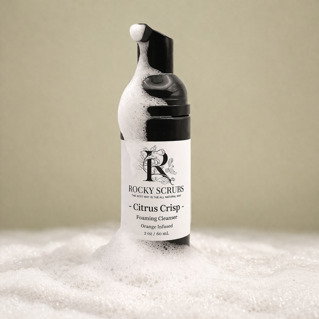 CITRUS CRISP – Orange Blossom Foam Facial Cleanser (Refresh & Balance) • For Clear, Balanced Skin