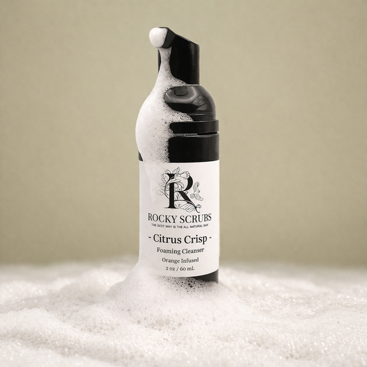 CITRUS CRISP – Orange Blossom Foam Facial Cleanser (Refresh & Balance) • For Clear, Balanced Skin