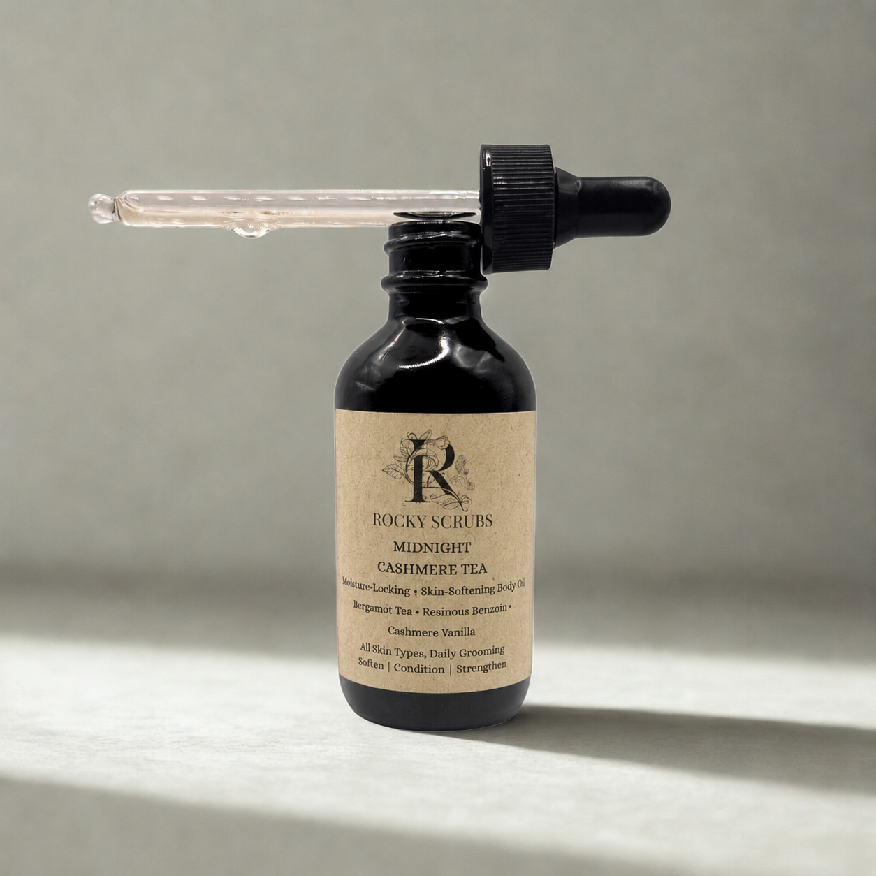 Midnight Cashmere Tea – Fragrance Body Oil (Nourish & Soften) • For Smooth, Glowing Skin