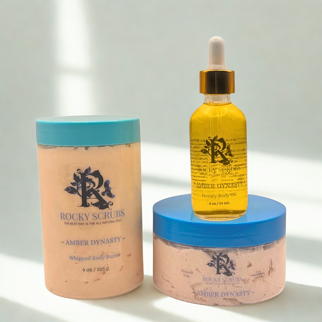 Amber Dynasty Collection: (Cleanse, Infuse, Seal) • For Elevated, Imperial Skin