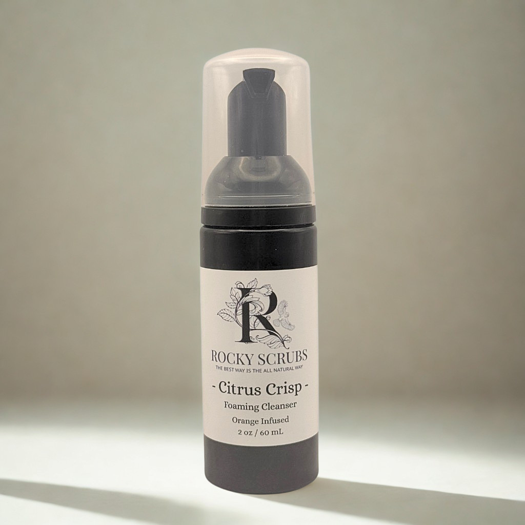 CITRUS CRISP – Orange Blossom Foam Facial Cleanser (Refresh & Balance) • For Clear, Balanced Skin