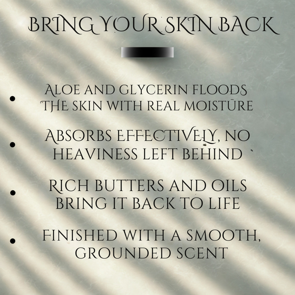 Relax & Reset – Men’s Hydrating Lotion (Nourish, Restore) • Smooth, Lasting hydration