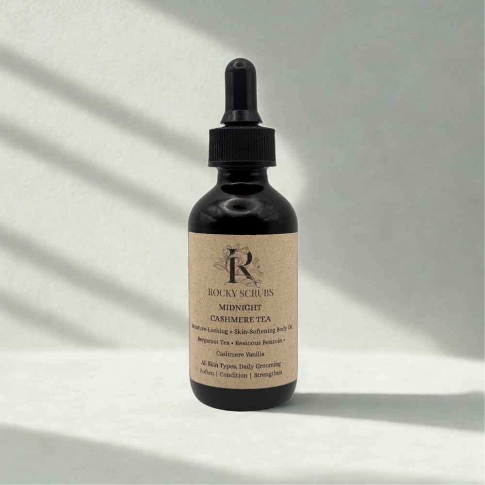 Midnight Cashmere Tea – Fragrance Body Oil (Nourish & Soften) • For Smooth, Glowing Skin
