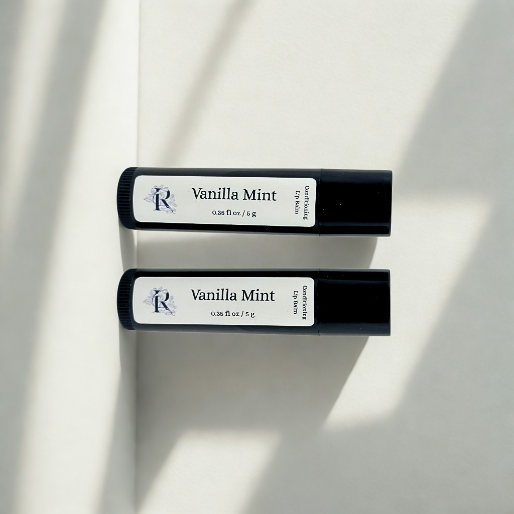 Vanilla Mint Lip Balm – Lip Treatment (Softening, Repairing) • Smooths dry, chapped lips for a healthier-looking finish